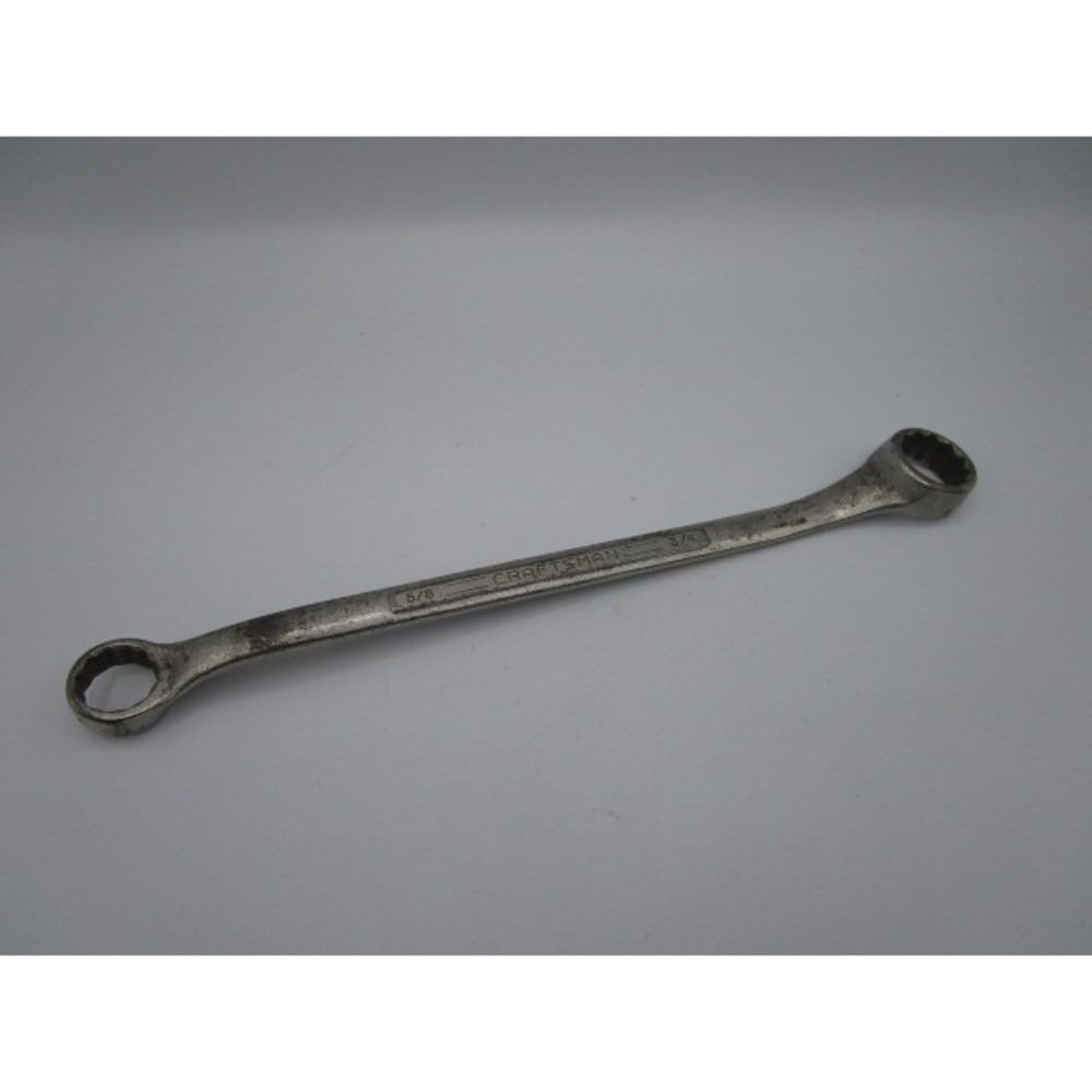 Craftsman 10" Long Wrench Double Box End 5/8" And 3/4" Forged In USA Vintage